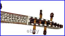 Handmade String Instrument Classical Folk Instrument Afghani Kabuli Rabab & Bag