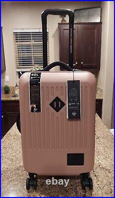 Herschel Supply Co. Trade Carry- On Hard Case Luggage. 40L Rose New With Tags