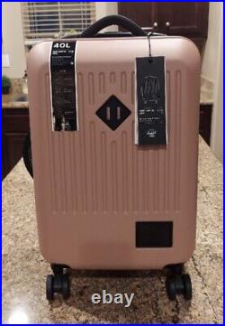 Herschel Supply Co. Trade Carry- On Hard Case Luggage. 40L Rose New With Tags