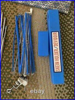 Huge Estate Lot of Mixed Knitting Needles. Yarn Winder Carrying Cases (3)