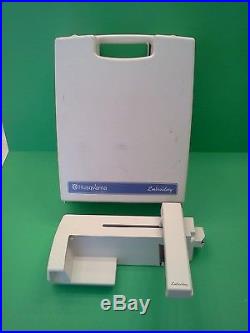 Husqvarna Sewing Machine Embroidery Arm Attachment + Carry Case
