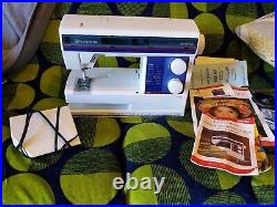 Husqvarna Viking Daisy 325 Sewing Machine With Carry Case Great Condition