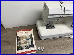 Husqvarna Viking Emerald 116 Mechanical Sewing Machine with Pedal + Case + Manual