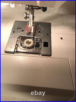 Husqvarna Viking Emerald 116 Mechanical Sewing Machine with Pedal & Original Case