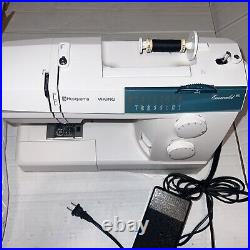 Husqvarna Viking Emerald 116 Sewing Machine With Foot Pedal Tested No Cover