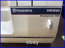 Husqvarna Viking Huskylock 905 Serger WithCarrying Case