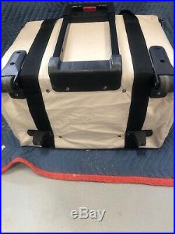 Husqvarna Viking Sewing Machine Case Rolling Bag Wheeled Portable Carry Storage