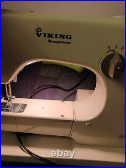 Husqvarna Viking swiss 3010 Mechanical Sewing Machine zigzag portable tested