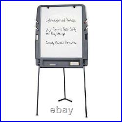Iceberg Portable Flipchart Easel With Dry Erase Surface, Resin, 35 x 30 x 73, Ch