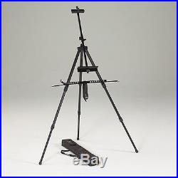 Italia Watercolor Easel With Carrying Case, Black