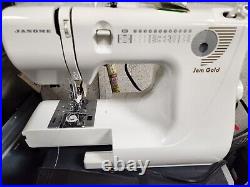 JANOME JEM GOLD 660 Sewing Machine Lightweight Tested Video