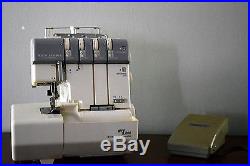 JANOME NEW HOME MY LOCK 634D Serger with hard shell carry case