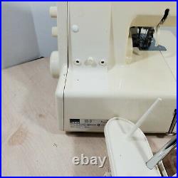 JUKI mo634de Overlock Sewing machine 2 Needle 4 Thread With Manuals Carry Case