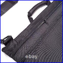 Jakar Art Folder Case Black Portfolio Water Resistant Double Zip Carry Strap Bag