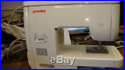 Janome 6260 QC Sewing machine & Hard carry case LOL19