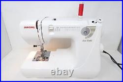 Janome Jem Gold 660 Sewing Machine Auto Threader & Acrylic Extension Table NICE