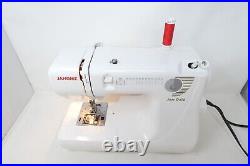 Janome Jem Gold 660 Sewing Machine Auto Threader & Acrylic Extension Table NICE