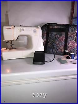 Janome Jem Gold 660 Sewing Machine Foot Pedal And Bag