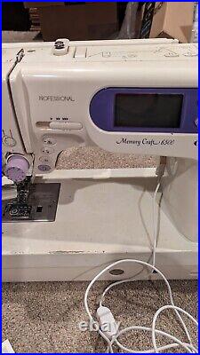 Janome # MC6500 Memory Craft Professional Sewing Machine With Rolling Carry Case