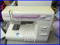 Janome New Home 4623LE Plus Sewing Machine Carry Case & Foot Switch Works As-Is