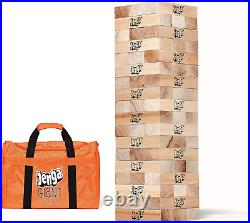 Jenga Giant Premium Hardwood Game Precision Crafted with Heavy Duty Carry Bag