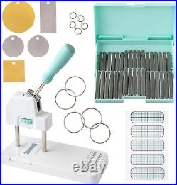 Jewelry Press Kit Machine, Includes 1 Jewelry Press, 34 Metal Stamps, Carrying