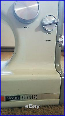 KENMORE SEARS MODEL 1040 158-10401 Sewing Machine withCarry Case & owners manul