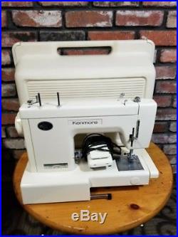 Kenmore Model 385 10 Stitch Sewing Machine PEDAL with HARD CARRY CASE