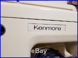 Kenmore Model 385 10 Stitch Sewing Machine PEDAL with HARD CARRY CASE