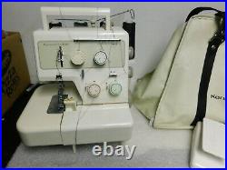 Kenmore Overlock 3/4 Differential Serger Sewing Machine WORKING vtg carry case