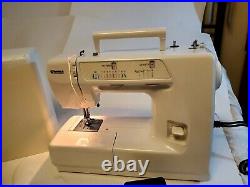 Kenmore Portable Sewing Machine Model 385 15308 withPedal & Carrying Case Free Arm