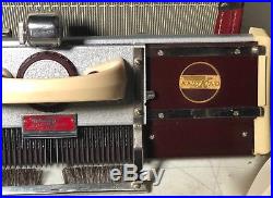 KnitKing Model 4500 Vintage Knitting Machine + Carrying Case British Made