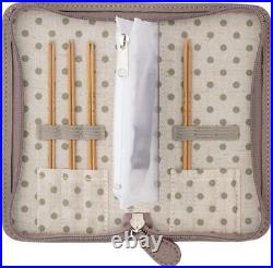 Knitting Needle Set Carry Sea Long Thin Switchable Bamboo Needle Set TC