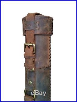 Leather Art Carrying Tube and Blueprint Design Holder and Case NMDC-8 from On
