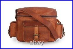 Leather Camera bag, lens accessories Carrying case for Dslr