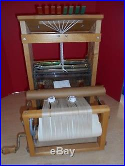 Leclerc Voyageur 2120 Folding Table Top 8 Shaft 9.5 Loom Carrying Case + Extras