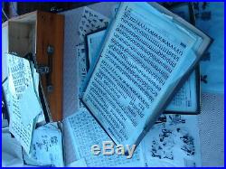 Letraset numbers symbols letters and carrying case large collection VGC