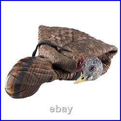 Lifelike Collapsible Turkey Decoy Folding Hen Realistic Postures Carrying Case