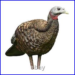 Lifelike Turkey Decoy Collapsible Dura Rubber 24 Inch Stake Carrying Case New