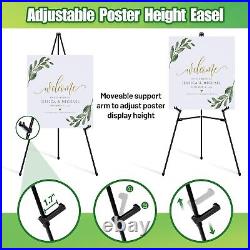 Lightweight Folding Easels with Carrying Bag Perfect for Events & Gatherings