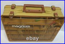 Lot 260+ DMC Thread Numbered Bobbin Cards In Magnum Plano Carrying Case Floss