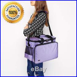 Luxja Sewing Machine Bag, Carry Case with Pockets for Range of Machines and