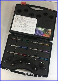 MASTER Airbrush Complete 6 Station Dual-Action System S66 withProtective Case