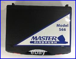 MASTER Airbrush Complete 6 Station Dual-Action System S66 withProtective Case