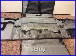 MIMI Scrapbook Tote Art Travel Organizer Craft Bag Carrying Case Tan 12x15x3