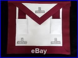 Masonic regalia -CRAFT STEWARDS COMPLETE PACKAGE (LAMBSKIN)+ SLIM CARRY CASE