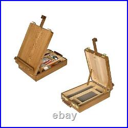 Master Artist Oil Paint Set includes Wood Art Supply Carrying Case Sketchbox