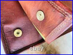 Men's Vintage Leather Messenger Laptop Carrying case Bag Free Gift With Each Bag