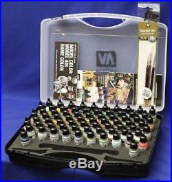 Model Air Basic Range Box Set (72 colours + 3 brushes + carry case)- VAL71170