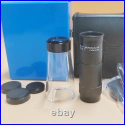 Monocular PEAK No. 2027 Short Focus Scope 8x20 25X Microscope with Base/Case